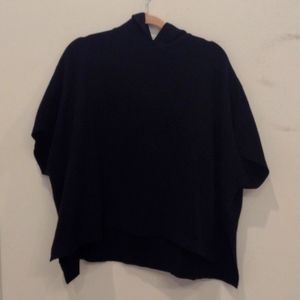 Zara girls knit cape/poncho with hood